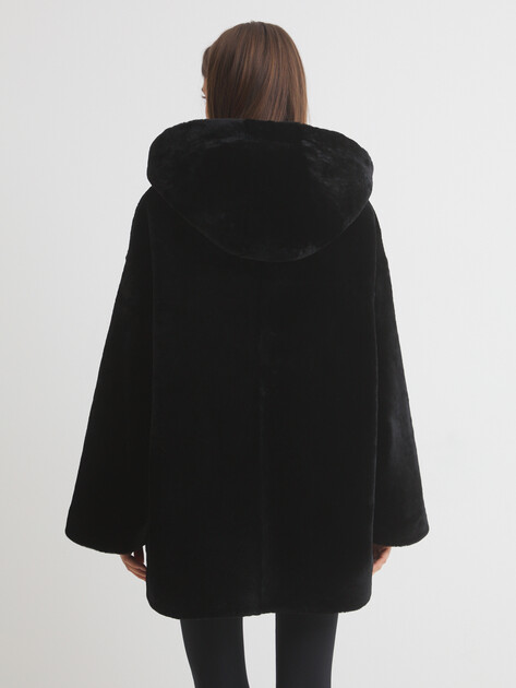 Женская шуба MAISON DAVID MARINA_STR, Артикул MARINA_STR, черный | 4612186. Ракурс 4