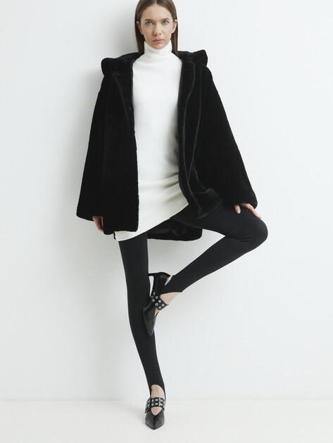 Женская шуба MAISON DAVID MARINA_STR, Артикул MARINA_STR, черный | 4612186. Ракурс 5