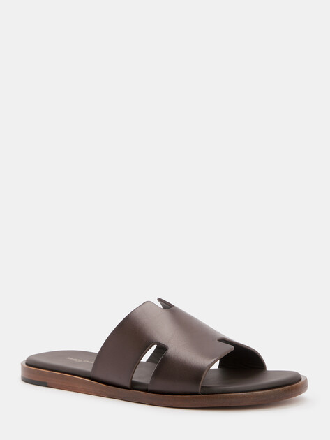 Женские шлепанцы MAISON DAVID, Артикул TM3562F-1L, темно-коричневый | 4612227. Ракурс 3