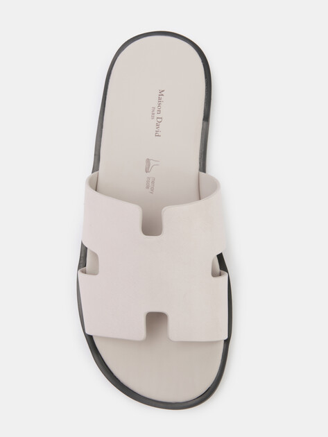 Женские шлепанцы MAISON DAVID, Артикул TM3562F-1R, бежево-серый | 4612444. Ракурс 5 Женские шлепанцы MAISON DAVID, Артикул TM3562F-1R, бежево-серый | 4612444. Ракурс 5