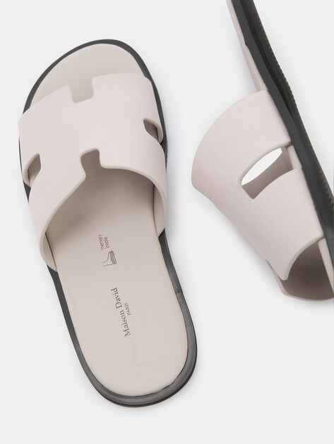 Женские шлепанцы MAISON DAVID, Артикул TM3562F-1R, бежево-серый | 4612444. Ракурс 6 Женские шлепанцы MAISON DAVID, Артикул TM3562F-1R, бежево-серый | 4612444. Ракурс 6