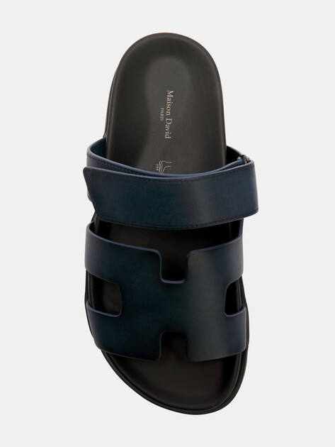 Женские шлепанцы MAISON DAVID, Артикул TM3355F-1, темно-синий | 4612686. Ракурс 5 Женские шлепанцы MAISON DAVID, Артикул TM3355F-1, темно-синий | 4612686. Ракурс 5