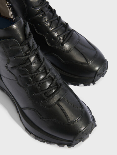 Женские высокие кроссовки TENDANCE, Артикул MJ-5619-1, черный | 4612913. Ракурс 3