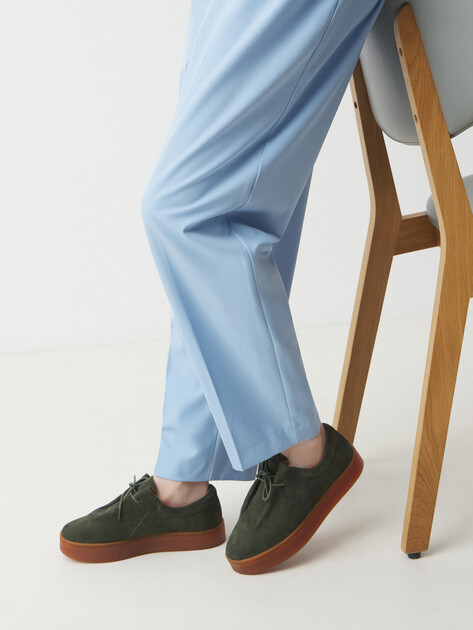 Женские полуботинки MAISON DAVID, Артикул TM3069F-30, коричневато-зеленый | 4614247. Ракурс 2