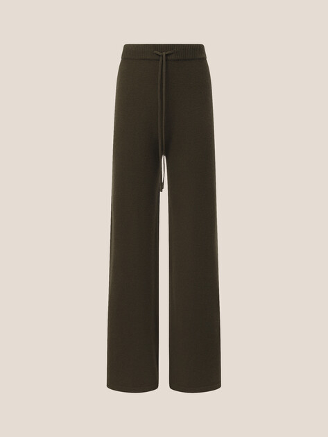 Женские широкие брюки MAISON DAVID, Артикул FL8775, хаки | 4615415. Ракурс 6 Женские широкие брюки MAISON DAVID, Артикул FL8775, хаки | 4615415. Ракурс 6