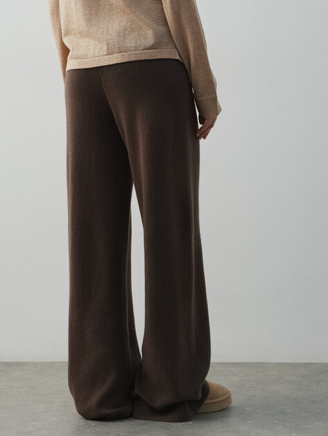 Женские широкие брюки MAISON DAVID, Артикул FL8775, пыльно-коричневый | 4615438. Ракурс 4 Женские широкие брюки MAISON DAVID, Артикул FL8775, пыльно-коричневый | 4615438. Ракурс 4