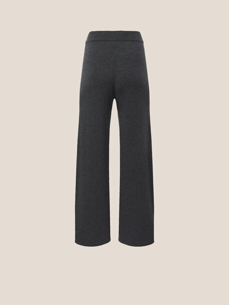 Женские широкие брюки  MAISON DAVID, Артикул 2024-162, темно-серый | 4615645. Ракурс 7