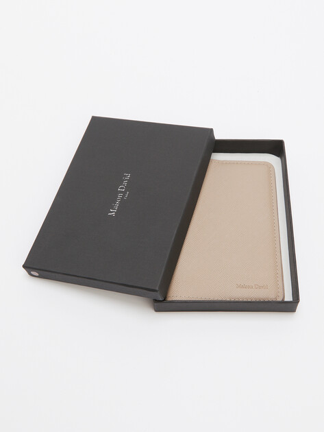 Обложка для паспорта MAISON DAVID, Артикул DAFNA, серо-бежевый | 4621356. Ракурс 4