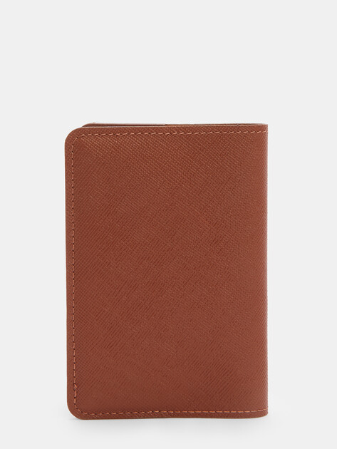 Обложка для паспорта MAISON DAVID, Артикул DAFNA, коричневый | 4621365. Ракурс 2