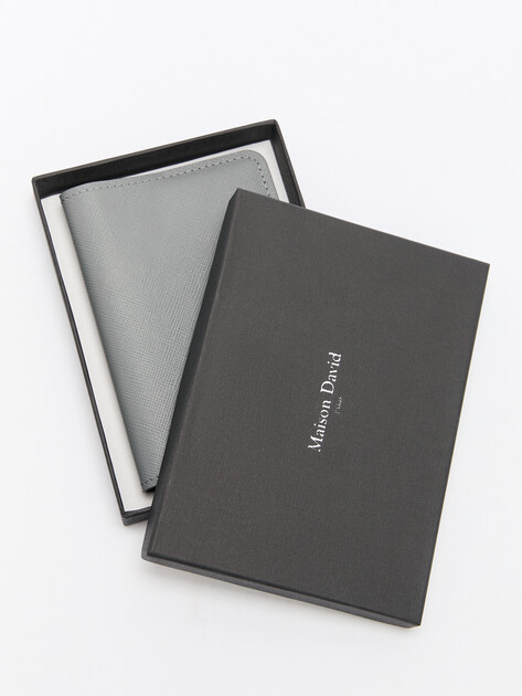 Обложка для паспорта MAISON DAVID, Артикул DAFNA, серый | 4621379. Ракурс 5