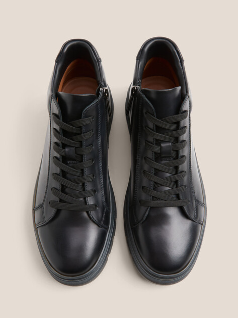 Мужские высокие кеды MAISON DAVID, Артикул TMH3545F-2, антрацитовый | 4621522. Ракурс 4