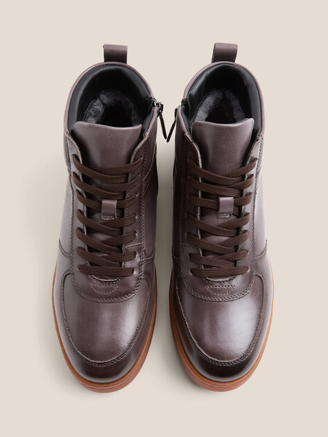 Мужские высокие кеды MAISON DAVID, Артикул TMH3151F-8, коричневый | 4621855. Ракурс 4 Мужские высокие кеды MAISON DAVID, Артикул TMH3151F-8, коричневый | 4621855. Ракурс 4