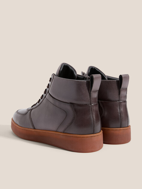 Мужские высокие кеды MAISON DAVID, Артикул TMH3151F-8, коричневый | 4621855. Ракурс 5 Мужские высокие кеды MAISON DAVID, Артикул TMH3151F-8, коричневый | 4621855. Ракурс 5