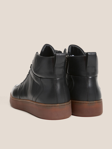 Мужские высокие кеды MAISON DAVID, Артикул TMH3151F-8, антрацитовый | 4621863. Ракурс 5