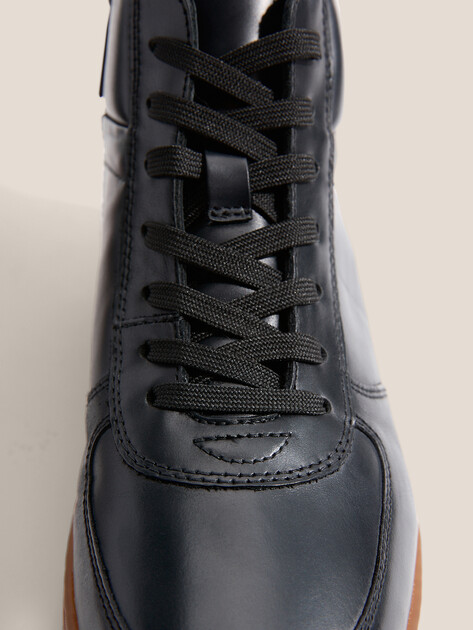 Мужские высокие кеды MAISON DAVID, Артикул TMH3151F-8, антрацитовый | 4621871. Ракурс 3