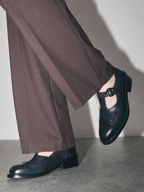 Женские туфли мэри-джейн TENDANCE, Артикул TM3388-2, темно-синий | 4622196. Ракурс 6