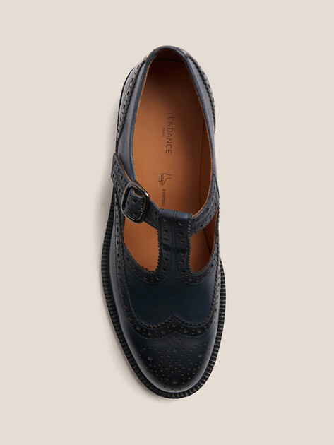 Женские туфли мэри-джейн TENDANCE, Артикул TM3388-2, темно-синий | 4622196. Ракурс 4
