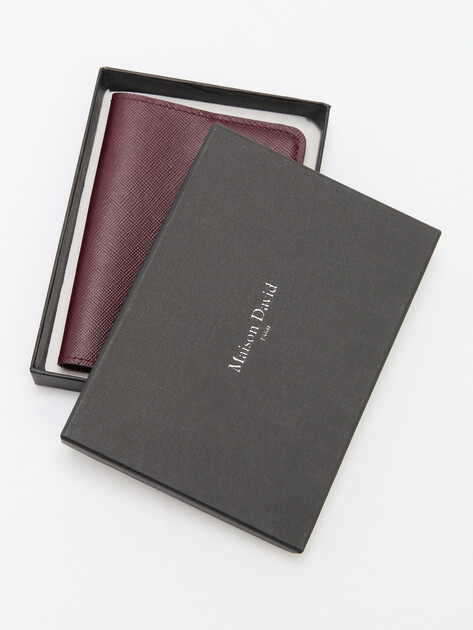Обложка для паспорта MAISON DAVID, Артикул DAFNA, винный | 4622228. Ракурс 5