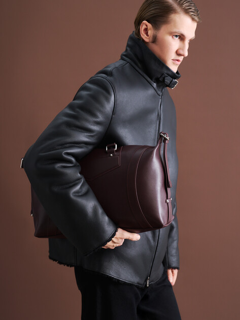 Дорожная сумка TENDANCE, Артикул MRH24-607, коричнево-бордовый | 4622291. Ракурс 6 Дорожная сумка TENDANCE, Артикул MRH24-607, коричнево-бордовый | 4622291. Ракурс 6