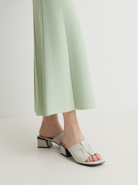 Мюли TENDANCE, Артикул CLF980-01, бледно-серый | 4622825. Ракурс 2 Мюли TENDANCE, Артикул CLF980-01, бледно-серый | 4622825. Ракурс 2