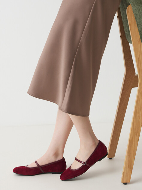 Балетки мэри-джейн TENDANCE, Артикул CLF906-02, вишневый | 4623011. Ракурс 2 Балетки мэри-джейн TENDANCE, Артикул CLF906-02, вишневый | 4623011. Ракурс 2