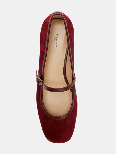 Балетки мэри-джейн TENDANCE, Артикул CLF906-02, вишневый | 4623011. Ракурс 5 Балетки мэри-джейн TENDANCE, Артикул CLF906-02, вишневый | 4623011. Ракурс 5