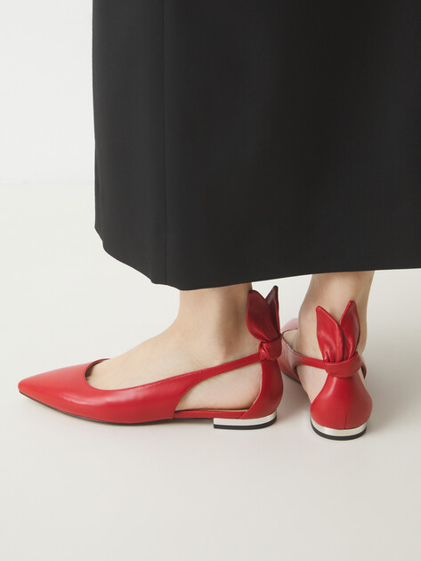 Балетки TENDANCE, Артикул CLF1007-01, рубиновый | 4623564. Ракурс 2