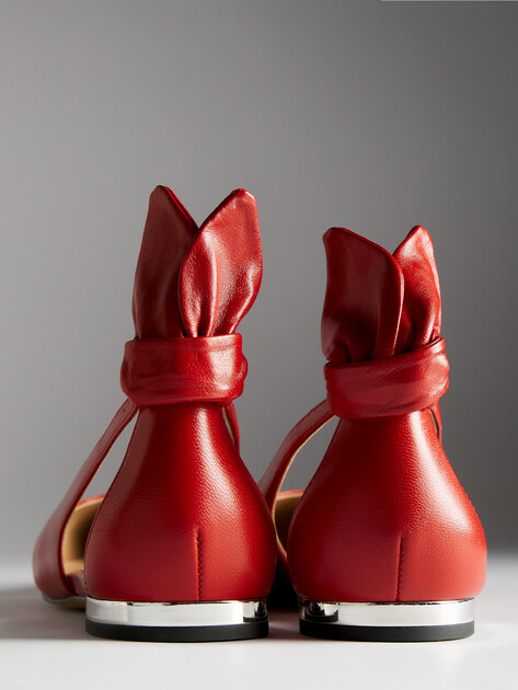 Балетки TENDANCE, Артикул CLF1007-01, рубиновый | 4623564. Ракурс 6