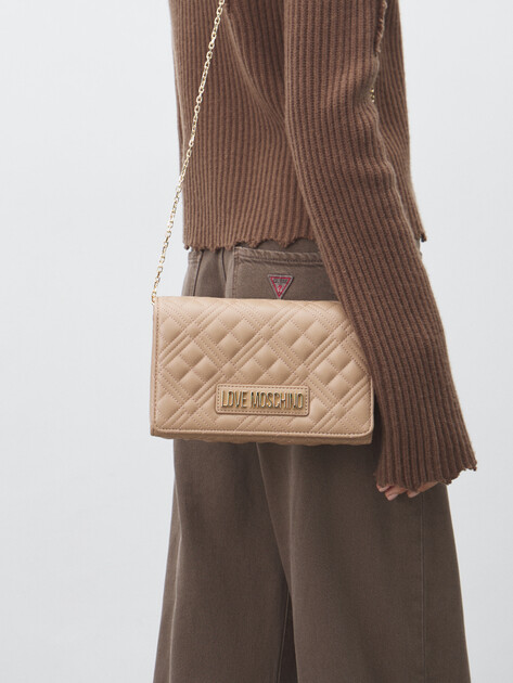 Клатч LOVE MOSCHINO SMART DAILY BAG, Артикул JC4079PP, бежевый | 4623786. Ракурс 5