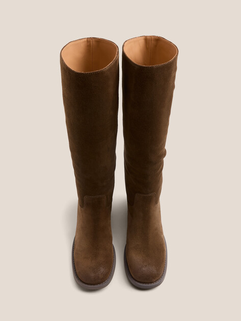 Женские сапоги TENDANCE, Артикул CLF752K-09, зеленовато-коричневый | 4623967. Ракурс 4