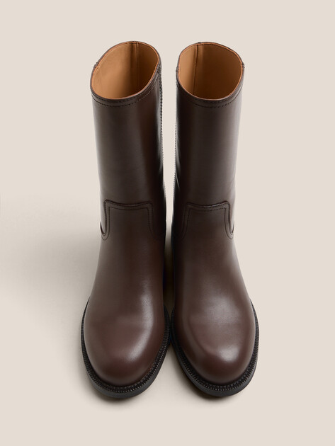 Женские полусапоги TENDANCE, Артикул CLF910K-07, темно-коричневый | 4624300. Ракурс 4