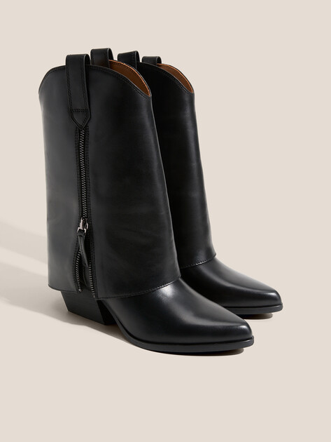 Высокие казаки TENDANCE, Артикул CLF949K-07, черный | 4624608. Ракурс 2