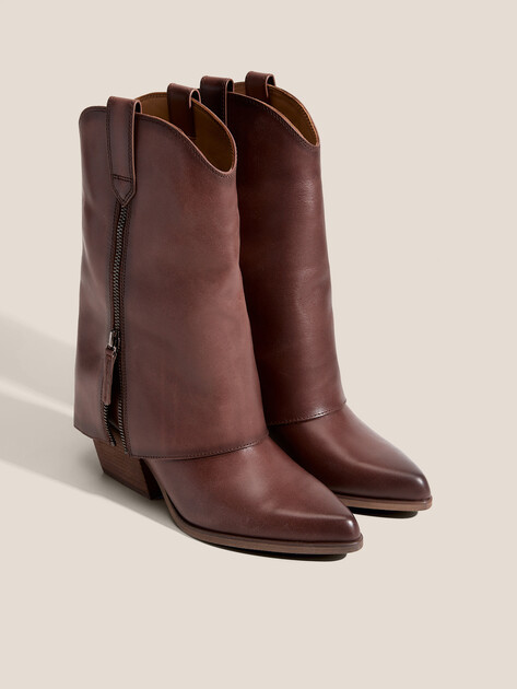 Высокие казаки TENDANCE, Артикул CLF949K-07, красновато-коричневый | 4624616. Ракурс 2