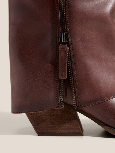 Высокие казаки TENDANCE, Артикул CLF949K-07, красновато-коричневый | 4624616. Ракурс 3