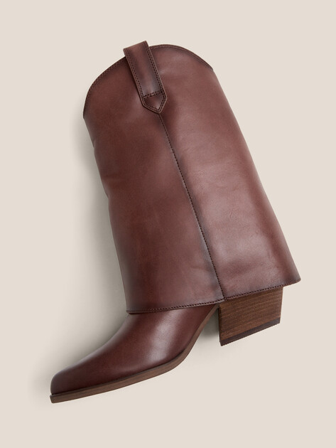 Высокие казаки TENDANCE, Артикул CLF949K-07, красновато-коричневый | 4624616. Ракурс 4