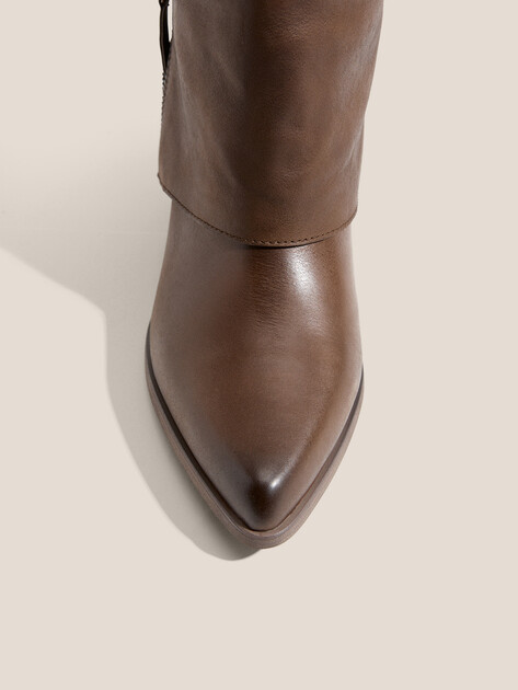 Высокие казаки TENDANCE, Артикул CLF949K-07, хаки | 4624624. Ракурс 3