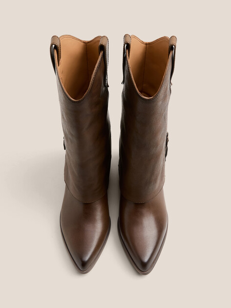 Высокие казаки TENDANCE, Артикул CLF949K-07, хаки | 4624624. Ракурс 4