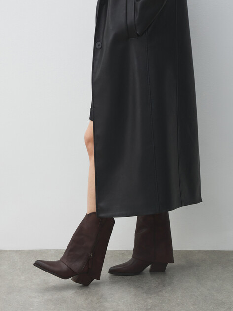 Высокие казаки TENDANCE, Артикул CLF949K-07, коричневый | 4624632. Ракурс 6