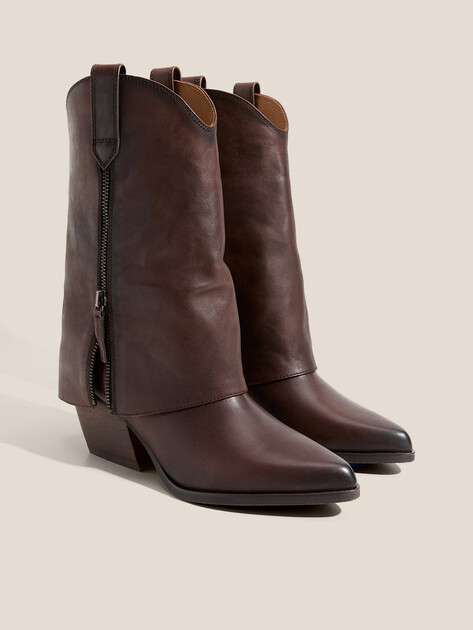 Высокие казаки TENDANCE, Артикул CLF949K-07, коричневый | 4624632. Ракурс 2