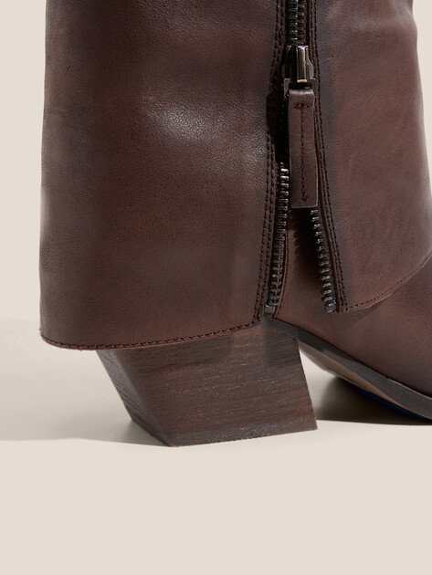 Высокие казаки TENDANCE, Артикул CLF949K-07, коричневый | 4624632. Ракурс 3