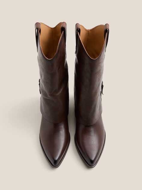 Высокие казаки TENDANCE, Артикул CLF949K-07, коричневый | 4624632. Ракурс 4