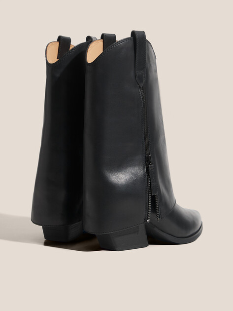 Высокие казаки TENDANCE, Артикул CLF949K-07, черный | 4624648. Ракурс 5