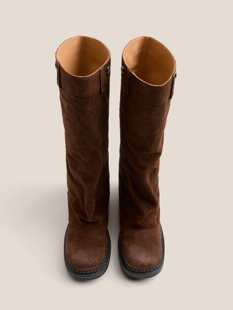 Женские сапоги TENDANCE, Артикул CLF965K-04, коричневый | 4624973. Ракурс 4