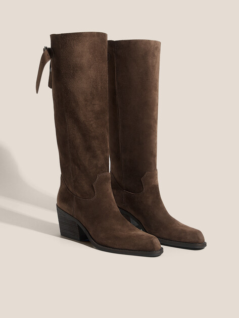Высокие казаки TENDANCE, Артикул CLF973K-01, зеленовато-коричневый | 4625272. Ракурс 2