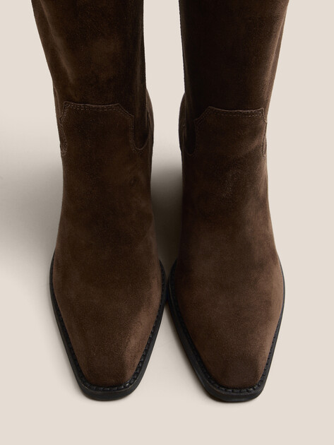 Высокие казаки TENDANCE, Артикул CLF973K-01, зеленовато-коричневый | 4625272. Ракурс 4