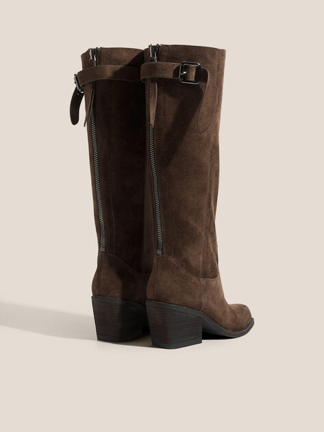 Высокие казаки TENDANCE, Артикул CLF973K-01, зеленовато-коричневый | 4625272. Ракурс 5