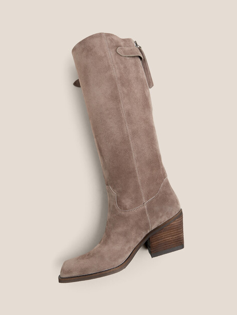 Высокие казаки TENDANCE, Артикул CLF973K-01, пыльно-коричневый | 4625296. Ракурс 4