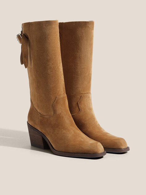 Высокие казаки TENDANCE, Артикул CLF973K-04, светло-коричневый | 4625337. Ракурс 2