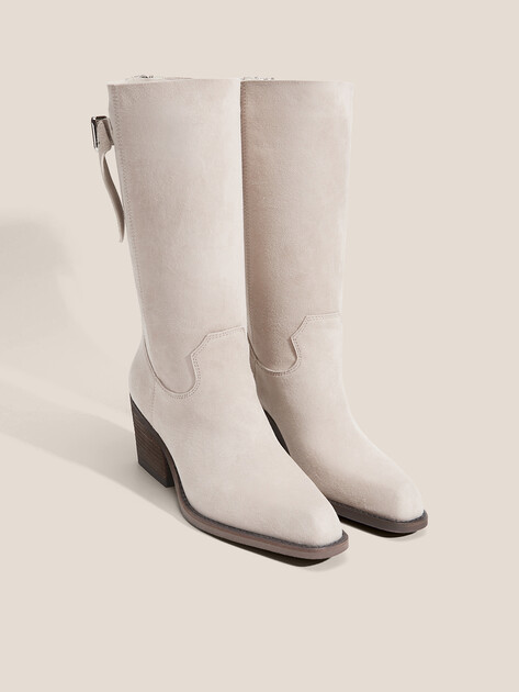 Высокие казаки TENDANCE, Артикул CLF973K-04, бледно-серый | 4625345. Ракурс 2