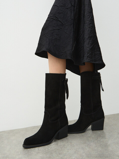 Высокие казаки TENDANCE, Артикул CLF973K-04, черный | 4625361. Ракурс 6